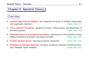spectral theory