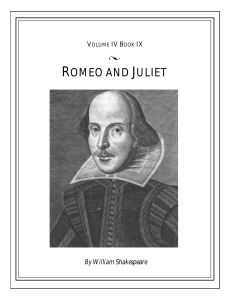Romeo and Juliet --PDF