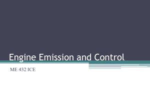 SI & CI Emissions and Emission Control - 1