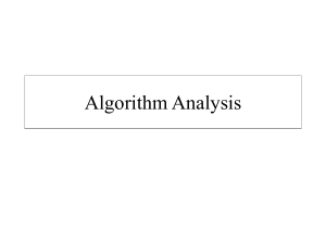 1.AlgorithmAnalysis