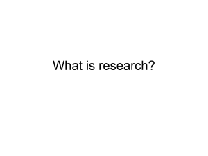 Research Methods