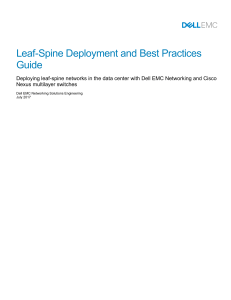 Dell EMC Leaf-Spine Deployment Guide v1.0