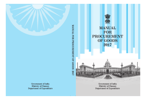 Manual for Procurement of Goods 2017 0 0