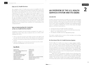 Barton - Ch02 Overview of US Health System