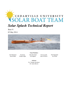 2014 Cedarville SS Tech Report 1
