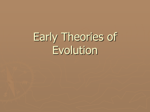 Early Theories of Evolution2
