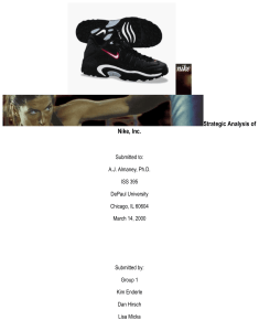 Strategic Analysis of Nike, Inc
