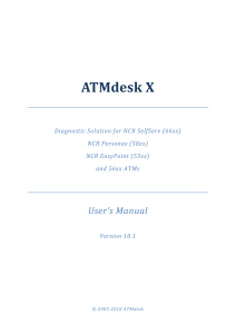 ATMdesk X User Manual