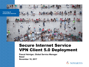 VPN Client 5.0 Deployment