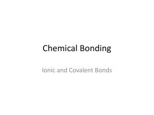 Chemical Bonding, bond polarity& formal charges 