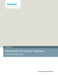 DRV-WP-drive harmonics in power systems