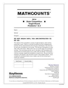 MathCounts-2014 Target (State)
