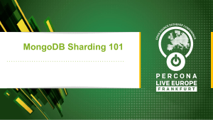 MongoDB Sharding 101 - FileId - 160230