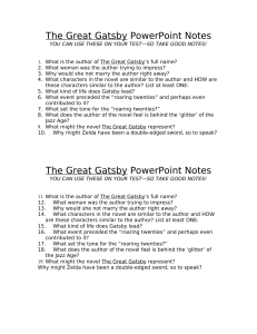 30351910-The-Great-Gatsby-Power-Point-Notes
