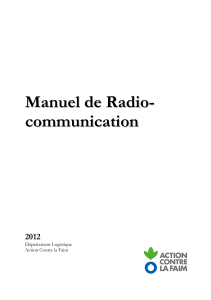 Manuel radio-communication