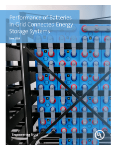 Battery Performance in Grid Energy Storage Systems