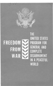 Freedom From War-Disarmament-1961-GOV