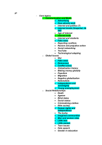 Plan Annual brief