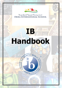IB HANDBOOK October 2018-19