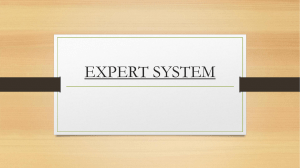 EXPERT SYSTEM - Information and communication technology