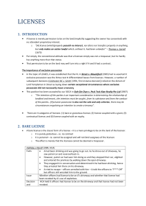 5. Licenses (1)