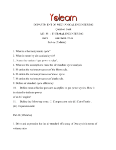 ME 2301 THERMAL ENGINEERING QUESTIONS PAPER 1