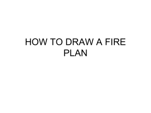 HOW TO DRAW A FIRE PLAN