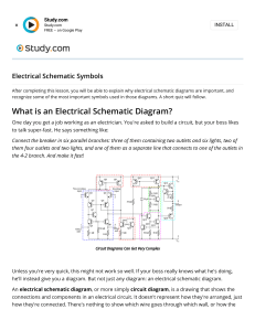 Electrical Schematic Symbols | Study.com