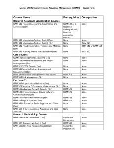 MISAM-Course Advising Form