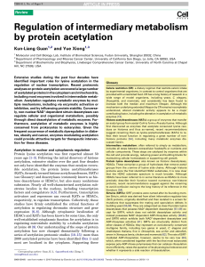 biomedicina Plemenitas acetilacija proteinov