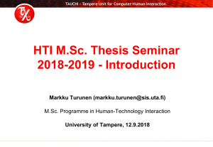 HTI-Msc seminar-2018-2019-Introduction