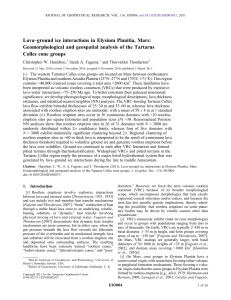 Lava–ground ice interactions in Elysium Planitia, Mars: Geomorphological and geospatial analysis of the Tartarus Colles cone groups