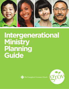 Intergenerational Ministry - Planning Guide