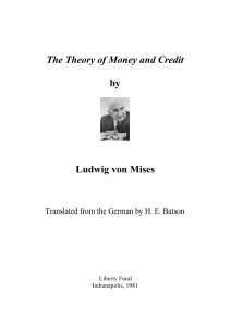 Ludwig von Mises - Theory of Money and Credit-CreateSpace (2010)