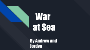 War  at Sea World War 1
