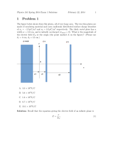 Phys241 Spring 14 Exam