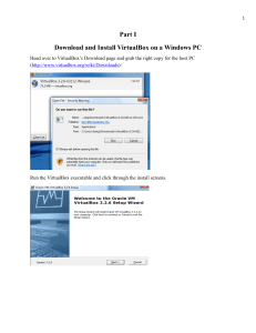 Lab 1-2- Install Oracle VirtualBox and Create WinXP VM