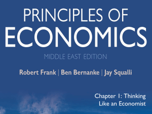 Chapter 1 Thinking Like an Economist