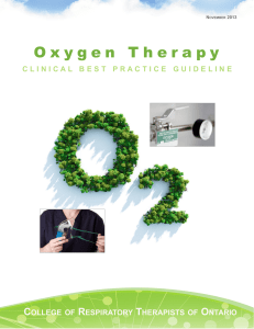 Oxygen Therapy CBPG