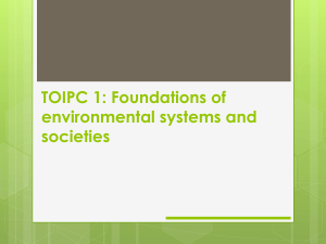 ESS TOPIC 1.1 L1 Environmental movements