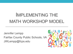 Math Workshop Model Info