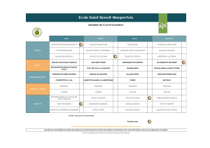 Menus 5 nov au 21 déc 2018