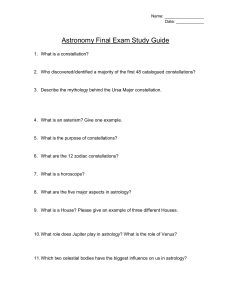 Astronomy Study Guide FALL FINAL