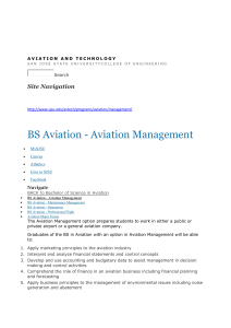 AVIATION AND TECHNOLOGY