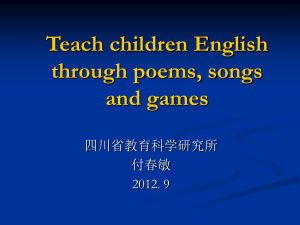 Teacher-children-English-through-poems--songs-and