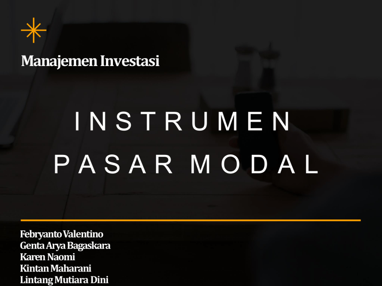 Manajemen Investasi (1)