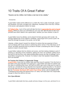 10 Traits Of A Great Father