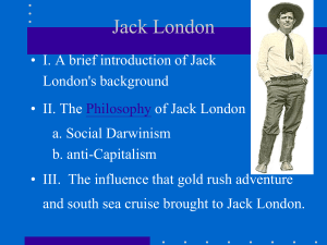 Jack London report