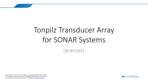 tonpilz transducer array 53a