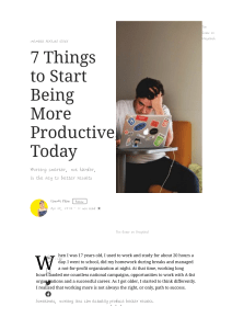 7 Things You Need To Stop Doing To Be More Productive, Backed By Science173251